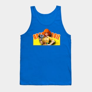 April O´neil - Cartoon Retro Vintage - D2 Tank Top